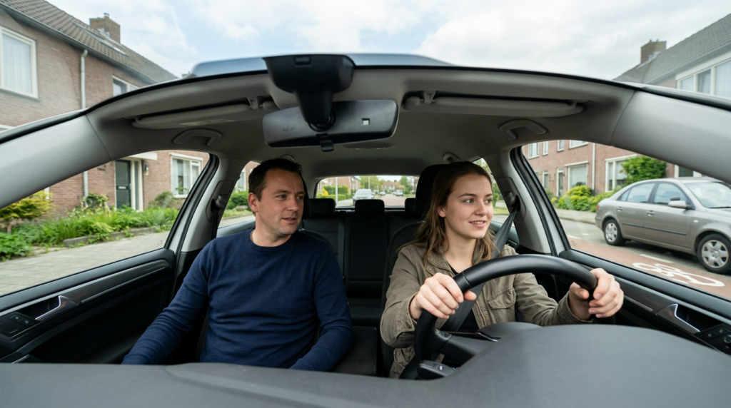 Hoe bereid ik me voor op mijn praktijkexamen? Gids van een rijinstructeur in Eindhoven - illustratie